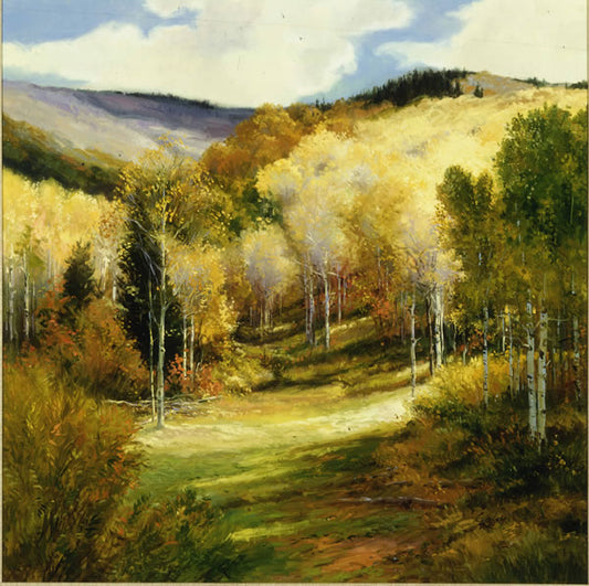 Golden Aspens Above Heber