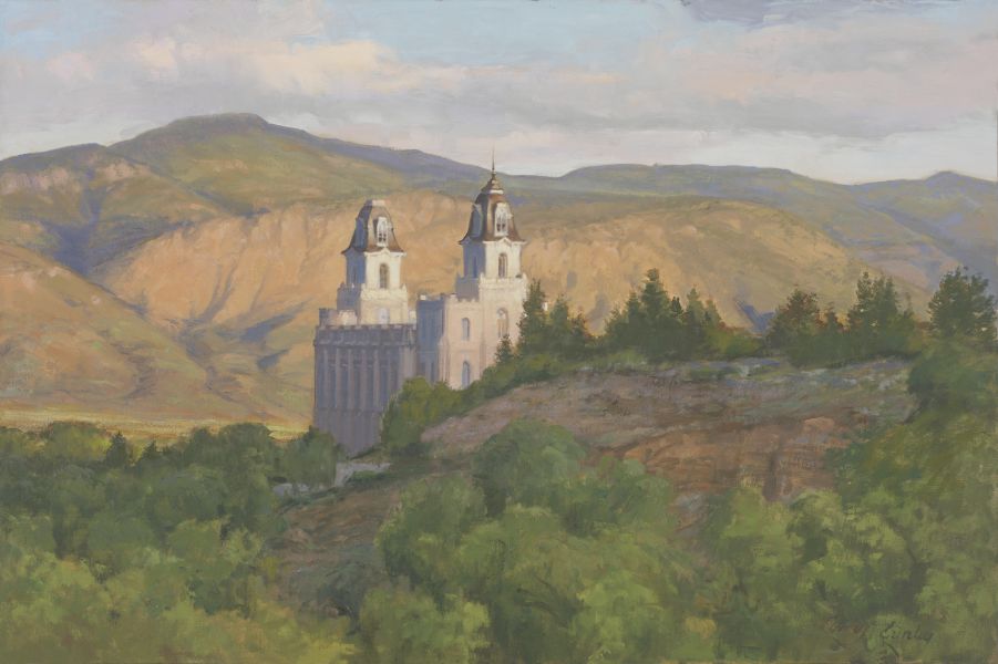 Manti Temple Sunrise