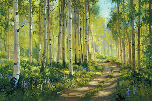 Aspen and Lupine